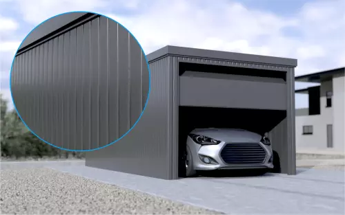 Einzelgarage STARK SUPER 1²´² L-T10 [Lackiert]
