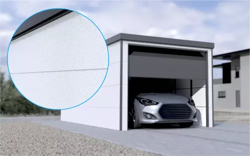 Einzelgarage STARK SUPER 1²´² GP [Thermo + Verputz]