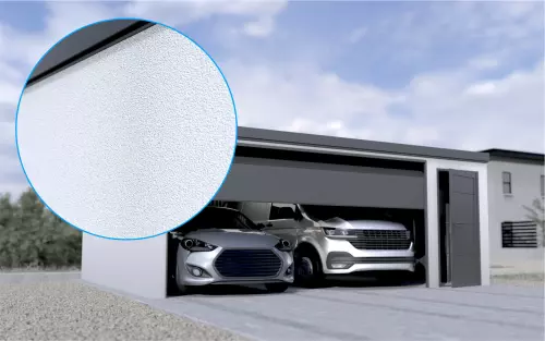 Großraumgarage STARK SUPER 1²´² P-C9 [Verputz] mit zusätzlicher Nebeneingangstür