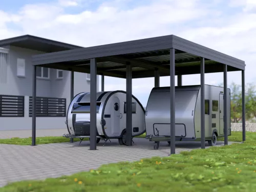 Caravan Doppelcarport STUK