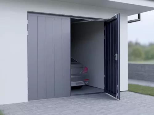 Stahl-Doppelflügeltor STARK – Individuell nach Maß mit Antrieb