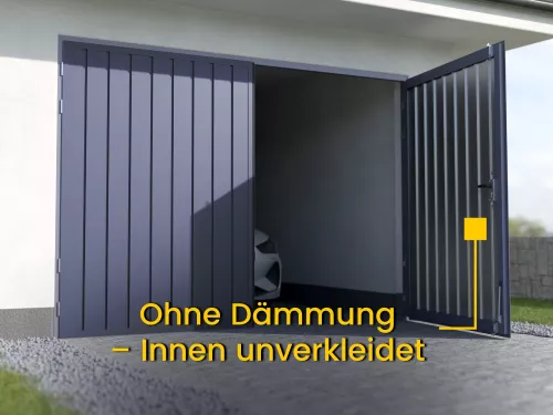 Garagen Stahl Doppelflügeltor STARK